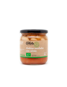 Alubias estofadas con seitan Bio 350g Carlota Organic